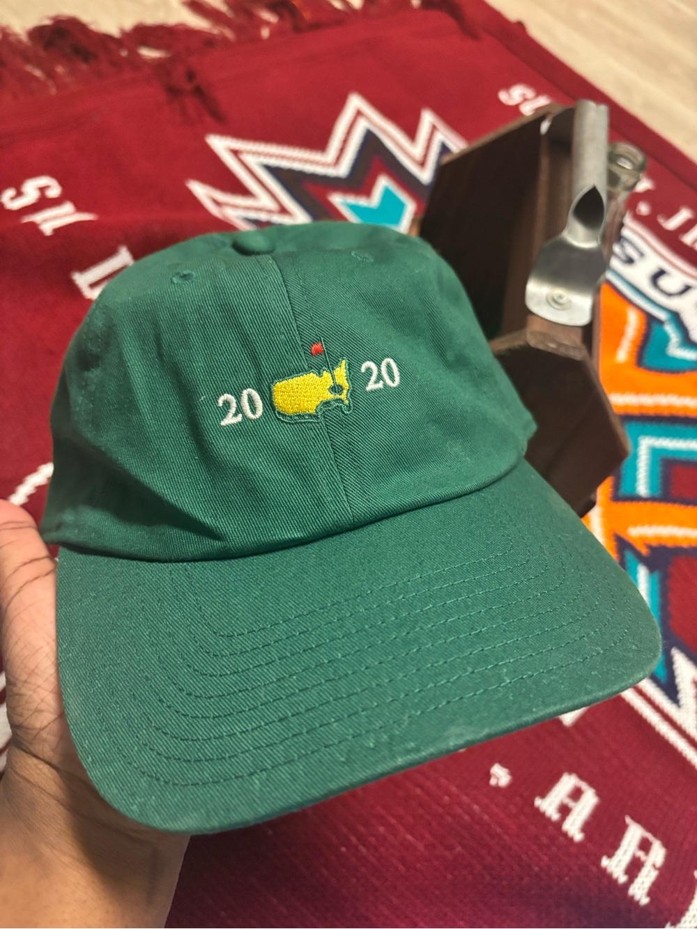 American Needle Masters Golf 2020 Strap-back Hat